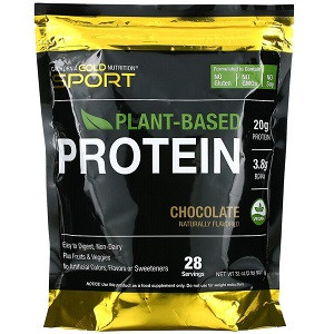 Протеїн California Gold Nutrition Plant-Based Protein Vegan Easy to Digest (907 грам.), фото 1