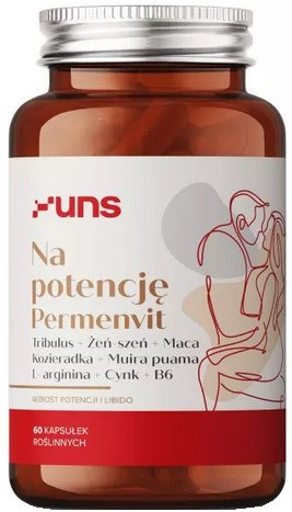 Поліпшення чоловічого здоров'я UNS - Na Potencje Permenvit (60 капсул)