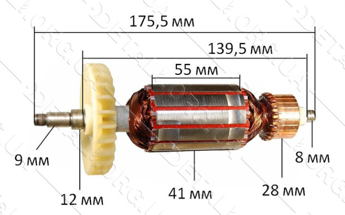 Якір болгарки Horizont AT 3120, фото 1