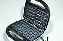 4в1 Гриль вафельниця горішниця електрична Domotec MS 7704, фото 6