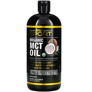 Жироспалювач California Gold SPORTS Nutrition Organic MCT Oil (946 мл.), фото 1