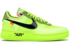 Кросівки Nike Air Force 1 Low Off-White Volt