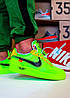 Кросівки Nike Air Force 1 Low Off-White Volt, фото 7
