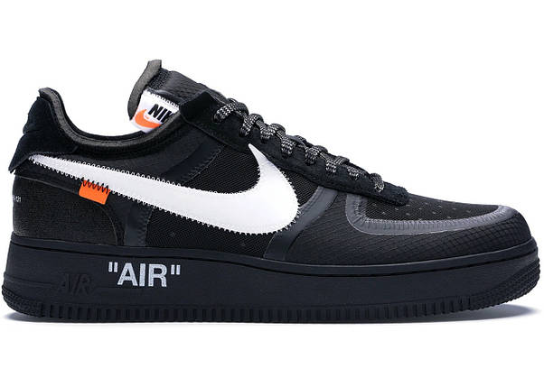 Кросівки Nike Air Force 1 Low Off-White Black White, фото 2