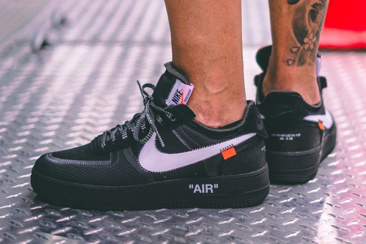 Nike af1 x hotsell off white black