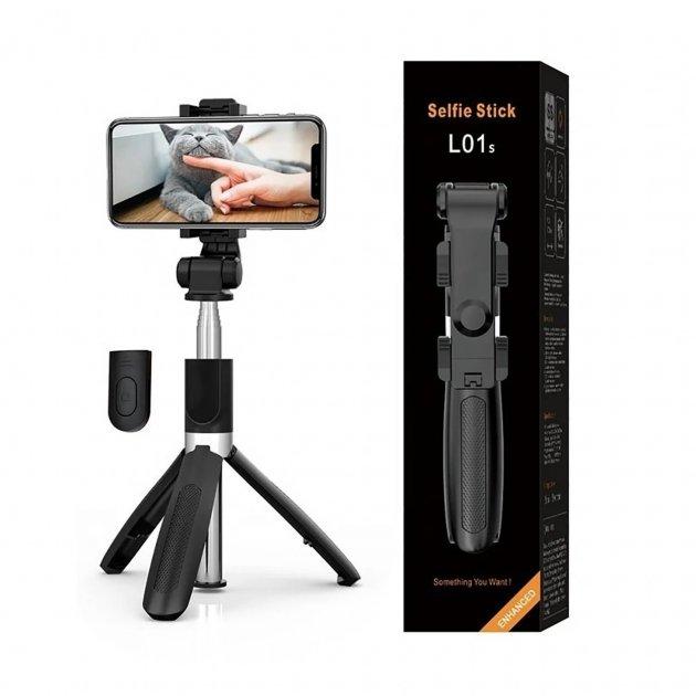 Селфи палиця штатив тринога Bluetooth з пультом Selfie Stick L01