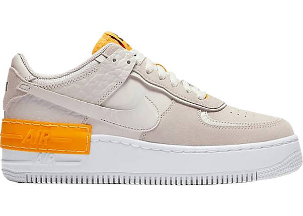 Кросівки Nike Air Force 1 Shadow Vast Grey Laser Orange, фото 1