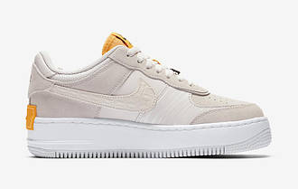 Кросівки Nike Air Force 1 Shadow Vast Grey Laser Orange, фото 3