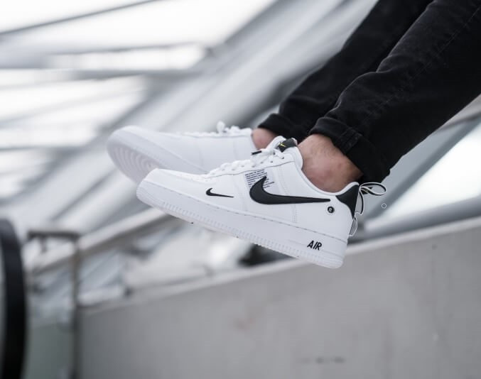 Nike af1 utility low white sales