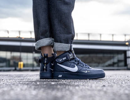 Кросівки Nike Air Force 1 Mid LV8 Utility Obsidian, ціна: 2200