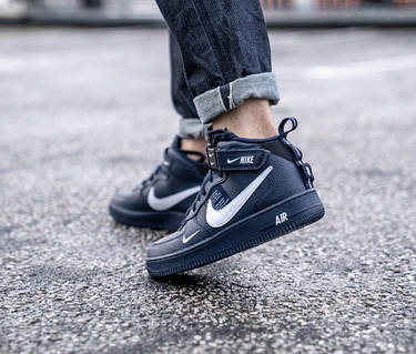 Кросівки Nike Air Force 1 Mid LV8 Utility Obsidian, ціна: 2200