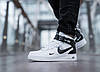 Кросівки Nike Air Force 1 Mid Utility White Black, фото 6