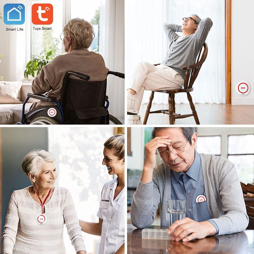Беспроводная Тревожная кнопка СОС (SOS) для пожилых людей. - фото 7 - id-p1580100537