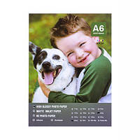 Від 2 шт. Фотопапір А6 пл. 230г/м², 100 аркушів, глянцева  купит оптом