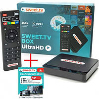 ТВ-приставка inext SWEET.TV BOX Ultra HD + Стартовый пакет Sweet TV тариф L на 12 месяцев (Код товара:20358)