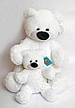 Ведмідь Аліна Бублик 77 см білий, фото 7