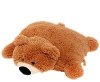 Подушка-игрушка Алина мишка 45 см коричневая 7trav