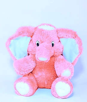 М'яка іграшка Аліна Слон 80 см рожевий, фото 1