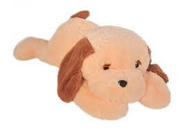 М'яка іграшка Аліна Собака Тузік 90 см персиковий