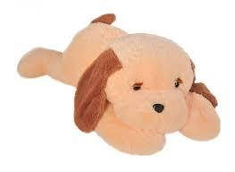 М'яка іграшка Аліна Собака Тузік 90 см персиковий, фото 1