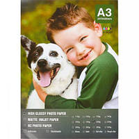 Від 2 шт. Фотопапір А3 пл.200г/м² 20 аркушів, глянцевий купит оптом