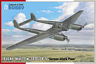 Пластикова модель 1/72 Special hobby 72432 німецький літак розвідник Focke Wulf Fw 189C / V-6