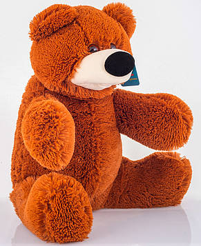 М'яка іграшка ведмедик Аліна Бублик 70 см коричневий, фото 2