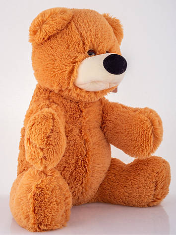 М'яка іграшка ведмедик Бублик 70 см медовий, фото 2