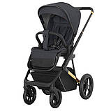 Коляска дитяча універсальна коляска 3в1 CARRELLO Sigma CRL-6510 Midnight Grey Темно-сірий, фото 2