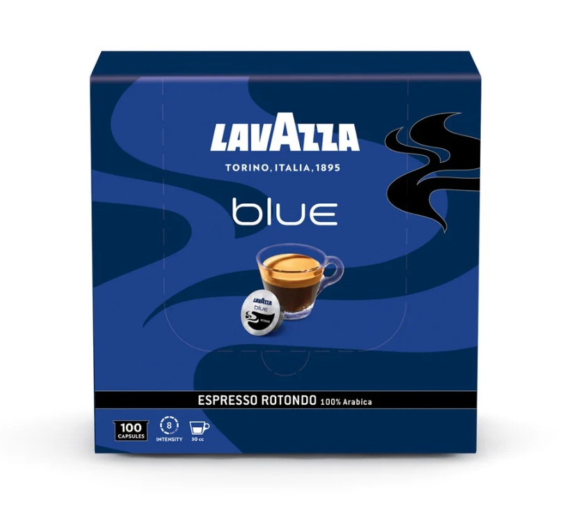 Кава в капсулах Lavazza Blue Espresso Rotondo 100 шт., Італія 100% Арабіка