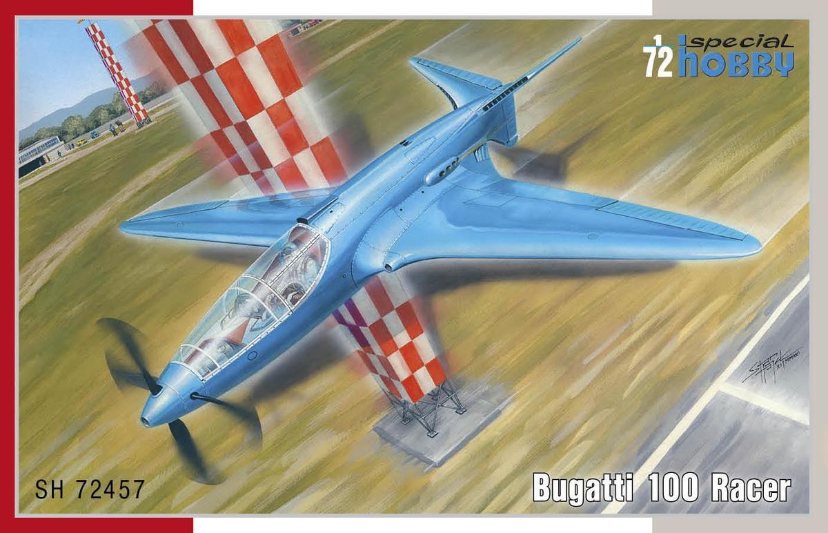 Пластикова модель 1/72 Special hobby 72457 гоночний літак Bugatti 100 ‘French Racer Plane’, фото 1