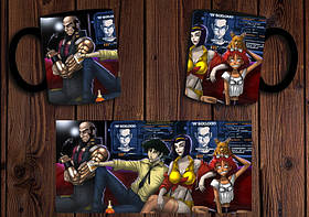 Чашка "Ковбой Бібоп" / Кружка Cowboy Bebop №1 Чорний