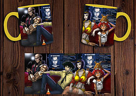 Чашка "Ковбой Бібоп" / Кружка Cowboy Bebop №1 Жовтий