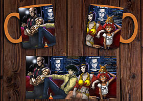 Чашка "Ковбой Бібоп" / Кружка Cowboy Bebop №1 Помаранчевий