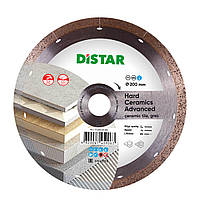 Диск алмазный отрезной по керамограниту Distar Hard ceramics Advanced 200x1.3x10x25.4