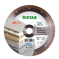 Круг алмазний відрізний по керамограніту Distar Hard ceramics Advanced 200x1.3x10x25.4