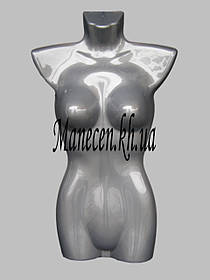 Манекен напівоб'ємний жіночий р42-44 підвісний з логотипом орла на грудях металік