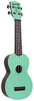 Укулеле Kala Waterman Seafoam Green Matte Soprano Ukulele