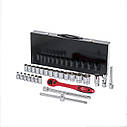 Професійний набір інструменту 1/2", 26 од. (гол. 8-32 мм) INTERTOOL ET-6027, фото 4