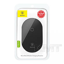 Baseus (WXTE-C01) Micro Microfiber Wireless Charging Receiver Black