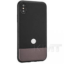 IMax Leather Back Cover — Samsung S8(G950) — Black