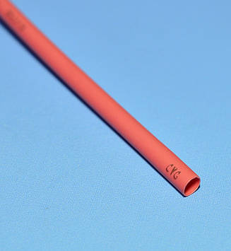 Трубка термоусадочна D3.0/d1.50 червона VW-1 NAR0255