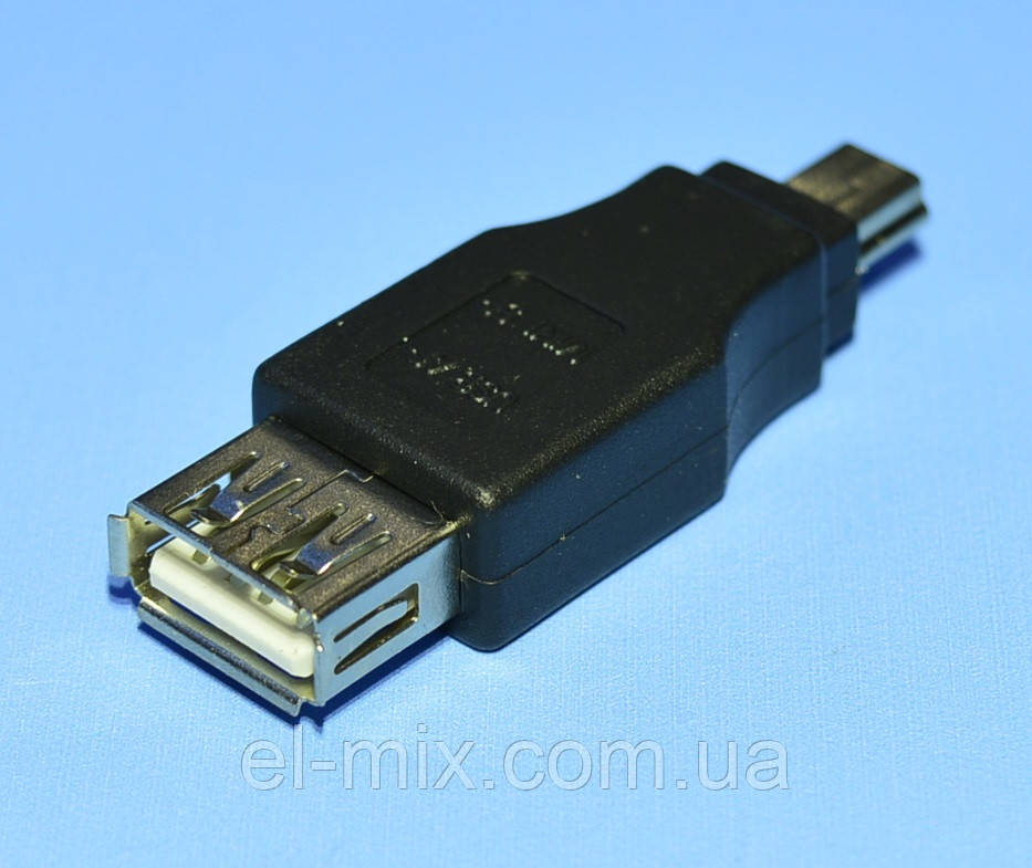 Перехідник штекер міні USB-5р - гніздо USB-A ZLA0628