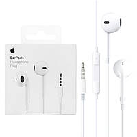 Наушники EarPods с пультом дистанционного управления и микрофоном 3.5mm (ААА)