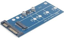 Адаптер Адаптер Міні-SATA Cablexpert EE18-M2S3PCB-01 для твердодильного накопичувача 1.8 дюймів M. 2 (NGFF)