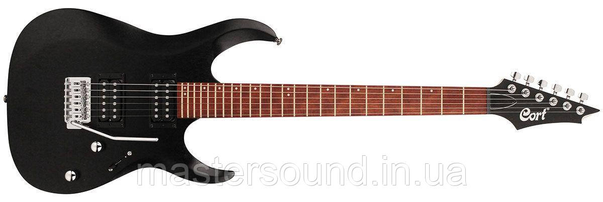 Електрогітара Cort X100 (Open Pore Black), фото 1