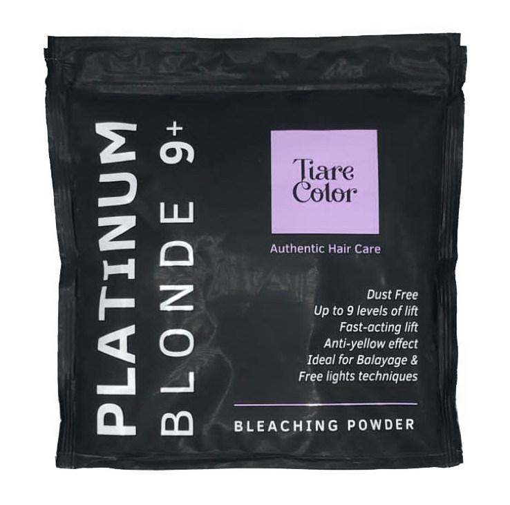 Освітлюючий порошок на 9 тонів Tiare Color Platinum Blonde 9+, 500мл, фото 1