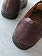 Повсякденні шкіряні туфлі-дербі чоловічі коричневі, фото 4