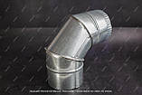 Відвід вентиляційний оцинкований 90° круглий Ø 80 мм — Товщина 0,4 мм, фото 4