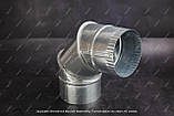 Коліно вентиляційний 100 90 градусів для повітроводів, фото 6